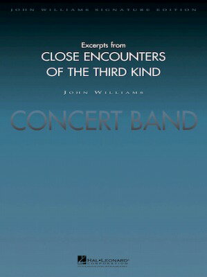 [楽譜] 「未知との遭遇」ハイライト【オリジナル・ヴァージョン】 吹奏楽譜【送料無料】(Excerpts from Close Encounters of the Third Kind Score and Parts)《輸入楽譜》