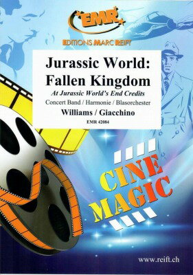 [악보] 쥬라식 월드/불꽃의 왕국(존 윌리엄스) 취주악보 [무료우송](Jurassic World: Fallen Kingdom)《수입악보》