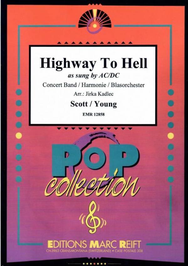 [楽譜] 地獄のハイウェイ(AC/DC) 吹奏楽譜【送料無料】(Highway To Hell)《輸入楽譜》
