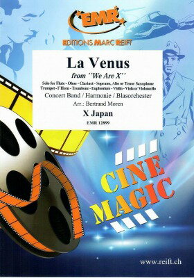 [楽譜] La Venus(X-Japan)(様々な楽器でのソロフィーチャー) 吹奏楽譜【送料無料】(La Venus from We Are X)《輸入楽譜》