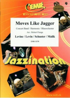 [楽譜] ムーヴス・ライク・ジャガー(マルーン5) 吹奏楽譜【送料無料】(Moves Like Jagger)《輸入楽譜》