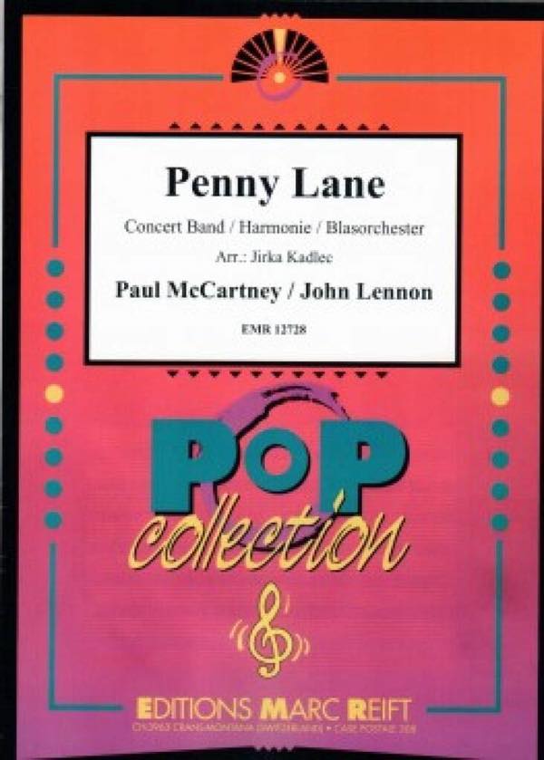 樂天商城 - [楽譜] ペニー・レイン(ビートルズ) 吹奏楽譜【送料無料】(Penny Lane)《輸入楽譜》