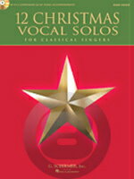 [楽譜] 12のクリスマス・ヴォーカル・ソロ(高声用)《輸入ヴォーカル楽譜》【10,000円以上送料無料】(12 Christmas Vocal Solos)《輸入楽譜》