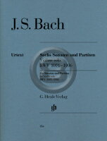 楽譜 J.S.バッハ／ソナタとパルティータ BWV 1001-1006 (原典版/ヘンレ社)【10,000円以上送料無料】(Sonatas and Partitas BWV 1001-1006)《輸入楽譜》