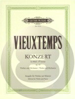 [楽譜] ヴュータン／バイオリン協奏曲第2番 嬰ヘ短調 op.19(ペータース出版)《輸入ヴァイオリン楽譜》【10,000円以上送料無料】(Concerto No.2 in F# minor Op.19)《輸入楽譜》