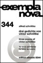 [楽譜] ヴィクトル・シュニトケの3つの詩(テノール)《輸入声楽,合唱譜》【10,000円以上送料無料】(3 Poems of Viktor Schnittke)《輸入楽譜》