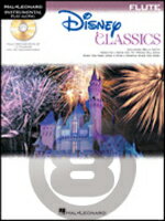 [楽譜] 「ディズニー・クラシック」ソロ・フルート編(インストゥルメンタル・プレイ・アロング・シリーズ)【オー...【10,000円以上送料無料】(Disney Classics(Instrumental Folio for Flute)《輸入楽譜》