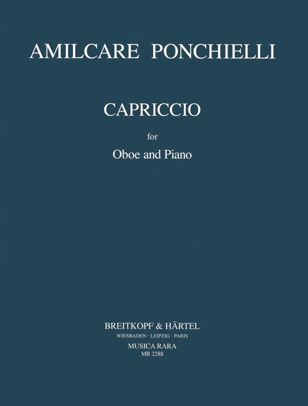 [楽譜] ポンキエッリ／カプリッチョ《輸入オーボエ楽譜》【10,000円以上送料無料】(Capriccio)《輸入楽譜》