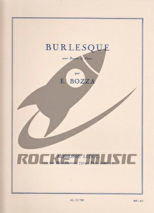 [楽譜] ボザ／ブルレスク《輸入バスーン楽譜》【10,000円以上送料無料】(Burlesque)《輸入楽譜》