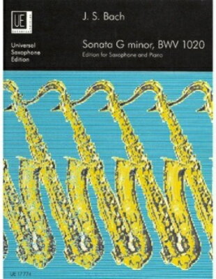 [] J.S.Хåϡʥ ûĴ BWV 1020 (Alto Sax/Piano)10,000߰ʾ̵(Sonata G Minor BWV 1020)͢