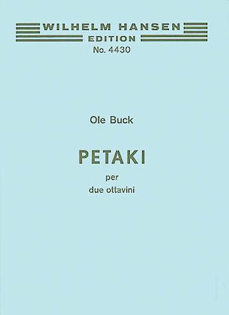  ペタキ《輸入ピッコロ楽譜》(Petaki for Two Piccolos Player's Score)《輸入楽譜》