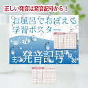 Gakupo お風呂でおぼえる学習ポスター 主な発音記号早見表 A4ポスター2枚セット