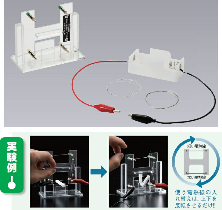 電熱線発熱実験台（自重切断タイプ）