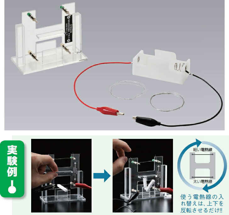 電熱線発熱実験台(自重切断タイプ)