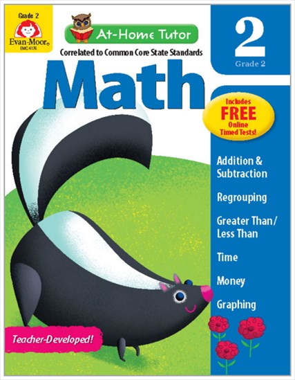 At-Home Tutor Math　Gr.2-英検4-5級レベル【All English Text】