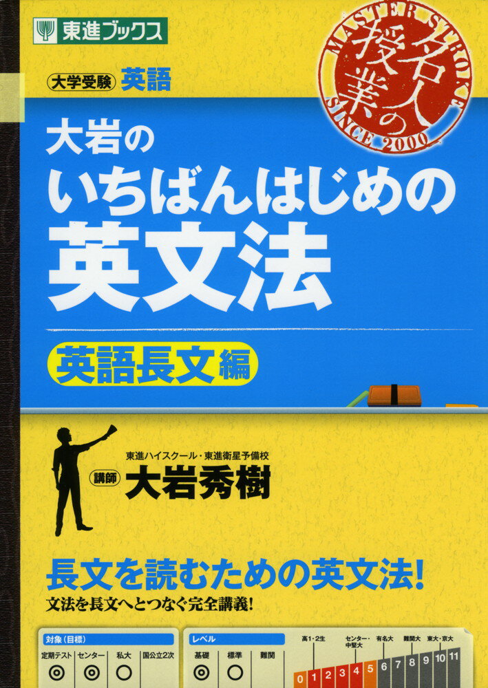 大岩の いちばんはじめの 英文法 英語長文編
