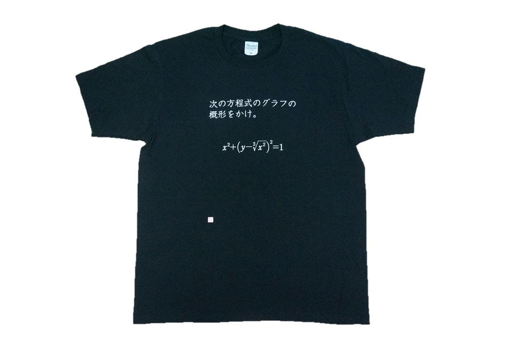 Tシャツ 問題+解答：グラフ Mサイズ