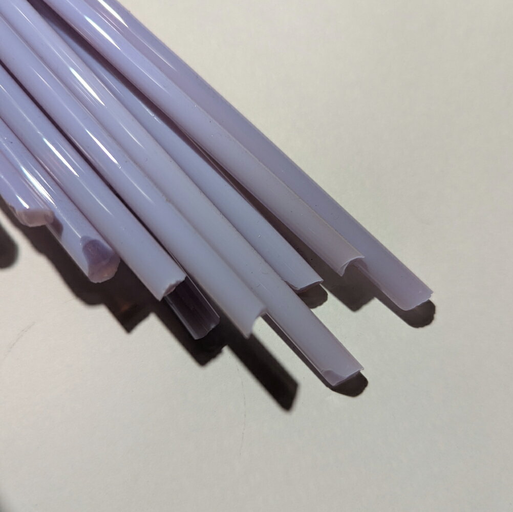 乐天商城 - NS-#130 30g〜34g (R) Jolly Lollipop ロッド ガラス棒 1本 ファーストクオリティー ガラス作家向け ガラス材料 North Star UVピンク fast 1本