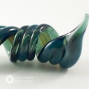 TAG-062 45g〜 (B) ブルー スライム ガラス棒 1本 ファーストクオリティー ガラス作家向け ガラス材料 Trautman Art Glass Blue Slyme fast 1本