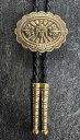 galcia BOLO-TIE "CONCHO " MEXICAN EAGLE AGAVE tequila LOOP-TIE BRASS ガルシア 真鍮 ブラス コンチョ メキシカンイーグル アガベ テキーラ ボロタイ ループタイ (24BTC-CM001BB)