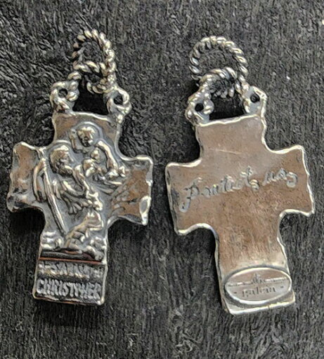 galcia PENDANT "SAINT CRISTPHER" SILVER925 聖人クリストファー メダイ シルバー925 ペンダント (24NT-SC002SS) galcia PENDANT "SAINT CRISTPHER" SILVER925 聖人クリストファー メダイ シルバー925 ペンダント (24NT-SC002SS)