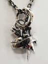 galcia / ガルシア PENDANT HEAD "HEART & MARIA " SILVER 925 シルバー ハート ナイフ マリア ペンダント (20NT-OSH001SS)