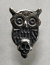 galcia PIERCE "OWL & SKULL EARRING" MEXICO SILVER925 ガルシア　ピアス　フクロウ　スカル　シルバー　メキシコ (P-MOT009S)