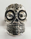 galcia / ガルシア " AGAVE & CALAVERA RING " SKULL RING SILVER 925 シルバー スカルリング カラベラ　メキシコ　メキシカン リュウゼツラン リング (21R-MSK021SS)