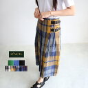 O'NEIL OF DUBLIN Ij[Iu_u ACbVl[EGXgv[cbvXJ[g LOW WAIST PLEATS WRAP SKIRT WITH PIN fB[X OXJ[g XJ[g  ^[^`FbN tAXJ[g