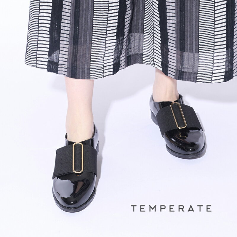 TEMPERATE テンパレイト BAKER オックスフォードシューズ レインシューズ レディース レインブーツ 防水 雨 インジェクションシューズ