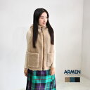 ARMEN A[ t[Xo[Vut[fbhxXg FLEECE / NYLON HOODED REVERSIBLE VEST ADNAM2362 fB[X H~ AE^[