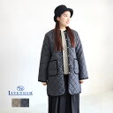 LAVENHAM ラベンハム クルーネックコート CREW NECK COAT LV6114 レディース 秋冬 LAVENSTER ラブンスター 正規品 アウター ノーカラーコート キルティングコート