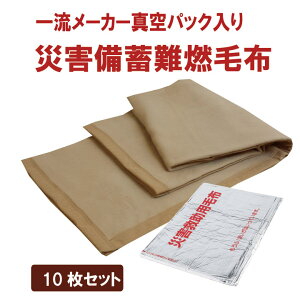 【10枚単位】　災害救助用毛布　災害備蓄用毛布　難燃毛布（防炎毛布タイプ）　災害用真空パック毛布　防災用毛布　防災ブランケット　災害毛布 防災毛布　災害用毛布　防災グッズ　避難用品　防炎備蓄用毛布　防災用品