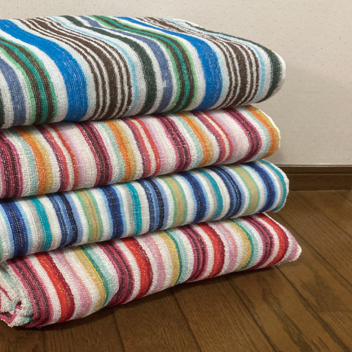 B　アルテ　タオルケット　シングル　　柄お任せ　綿100%