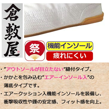 祭り足袋 白 足袋 祭り 白 倉敷屋 お祭り足袋 エアー クッション 白 祭足袋 ホワイト 7枚 コハゼ 祭粋 よさこい 地下足袋 男性 メンズ 女性 レディース まつり お祭り 用 神輿 履物 靴 シューズ 履き物 お祭り 衣装 祭り用品 和装 草履 かっこいい 10代 20代 30代 40代 50代