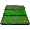 【Gagalileo 送料無料 即納】ゴルフマット ゴルフ練習マット 練習用 3WAY 65cm×42cm 小型 人工芝 室内 屋外 折り畳み式 3in1