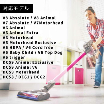 ダイソン Dyson 掃除機 交換 フィルター 2個セット DC58 DC59 DC61 DC62 DC74 V6 V7 V8 互換 水洗いOK