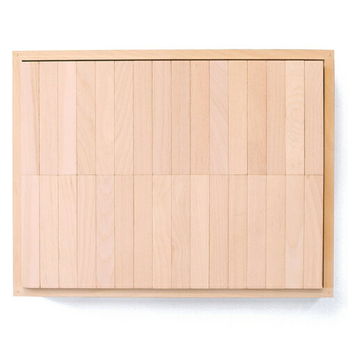 木のおもちゃがりとんの童具館 【Mシリーズ】ワクブロック WAKU-BLOCK45M G6（長板3倍体1/2厚）【メーカー欠品につきご予約受付中/納期:約5か月】｜アングル2