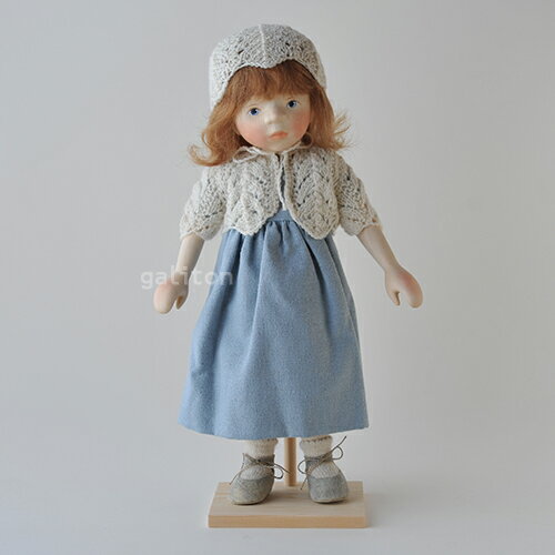 Elisabeth Pongratz ポングラッツ人形 オールウッド H341 白帽子水色ワンピース
