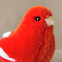 ケーセン Koesen ぬいぐるみ カナリア 赤