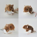 ケーセン Koesen ぬいぐるみ ねずみ 茶白 MOUSE, BROWN-WHITE