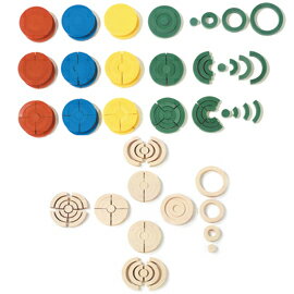 童具館（日本） 材質：シリコン系ゴム シリコン系ゴムでつくられたモザイクです。《ケルンモザイク円》や《WAKU-BLOCK30》《WAKU-BLOCK45》の円柱ともピッタリそろうようにつくられています。【内容】ケルンモザイク円弧K-白mixケルンモザイク円弧K-10ケルンモザイク円弧K-20ケルンモザイク円弧K-30●ご使用のディスプレイ環境によりと実際の色と若干異なる場合がございます。●製造の都合上、パーツの一部がつながっている場合があります。切り離してご使用ください。　