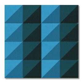 童具館 ケルンモザイク45四角C2(1/2直角二等辺三角形 青清濁色)