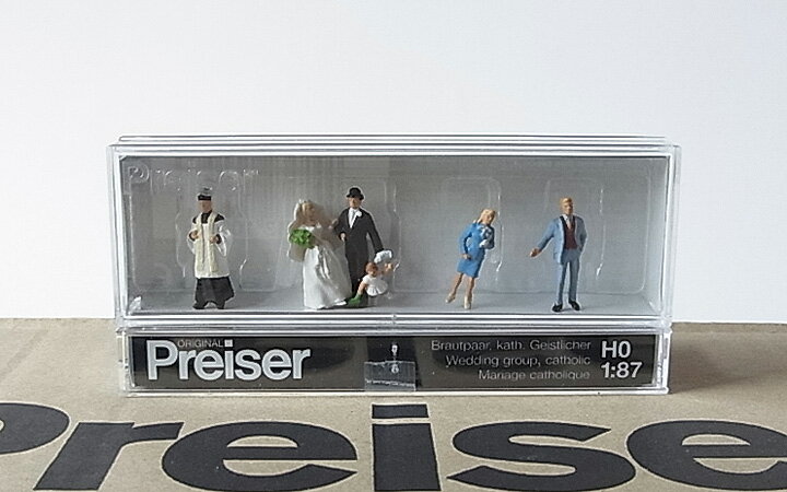 Preiser/プライザー 10058 HO 1/87 結婚式 カトリック