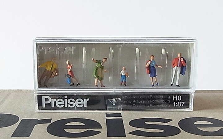 Preiser/プライザー 10279 HO 1/87 ローテンブルクのクラウゼ一家