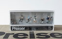 Preiser/プライザー 10406 HO 1/87 バスとトラムの乗務員と座っている乗客