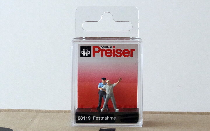 Preiser/プライザー 28119 HO 1/87 逮捕