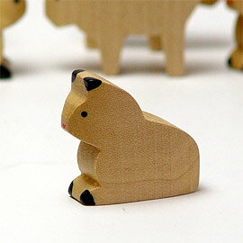 スピールフォーム社 ねこ座り白木
