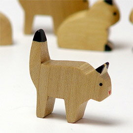 スピールフォーム社 ねこ立ち白木