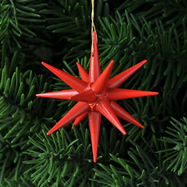 【xmas限定販売】《クリスマスオーナメント》 アルビンプライスラー Albin Preissler 赤い星・小のサムネイル